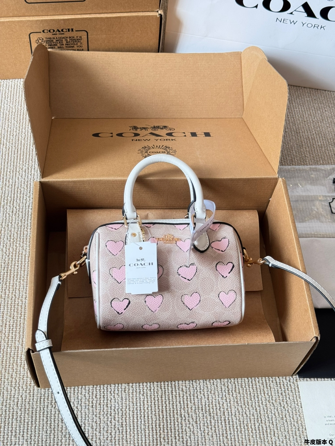 Versión de piel Coach Coach | Rowan nuevo modelo Coach original de fábrica bolso almohada, herrajes originales YKK con …