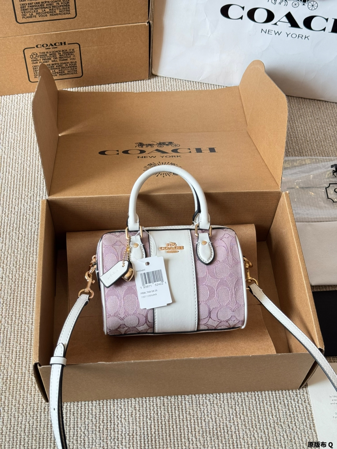 Tela original Coach ｜Rowan nuevo estilo Coach original bolso almohada, herrajes YKK originales combinados con…