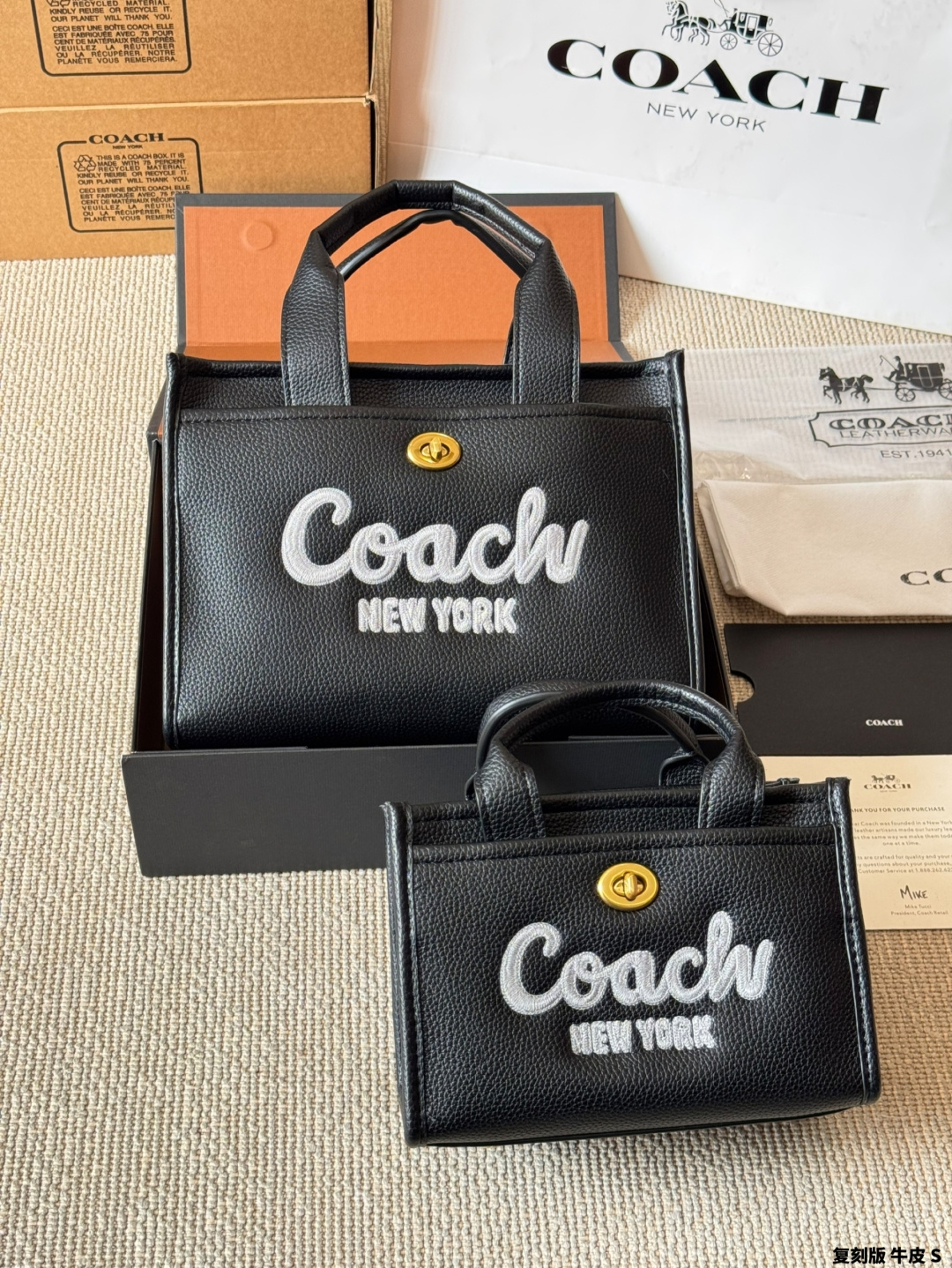 Réplica piel / COACH | Cargo tote bolso tote. La colección vaquera tan esperada por fin llegó~ No puedo resistir el vaq…