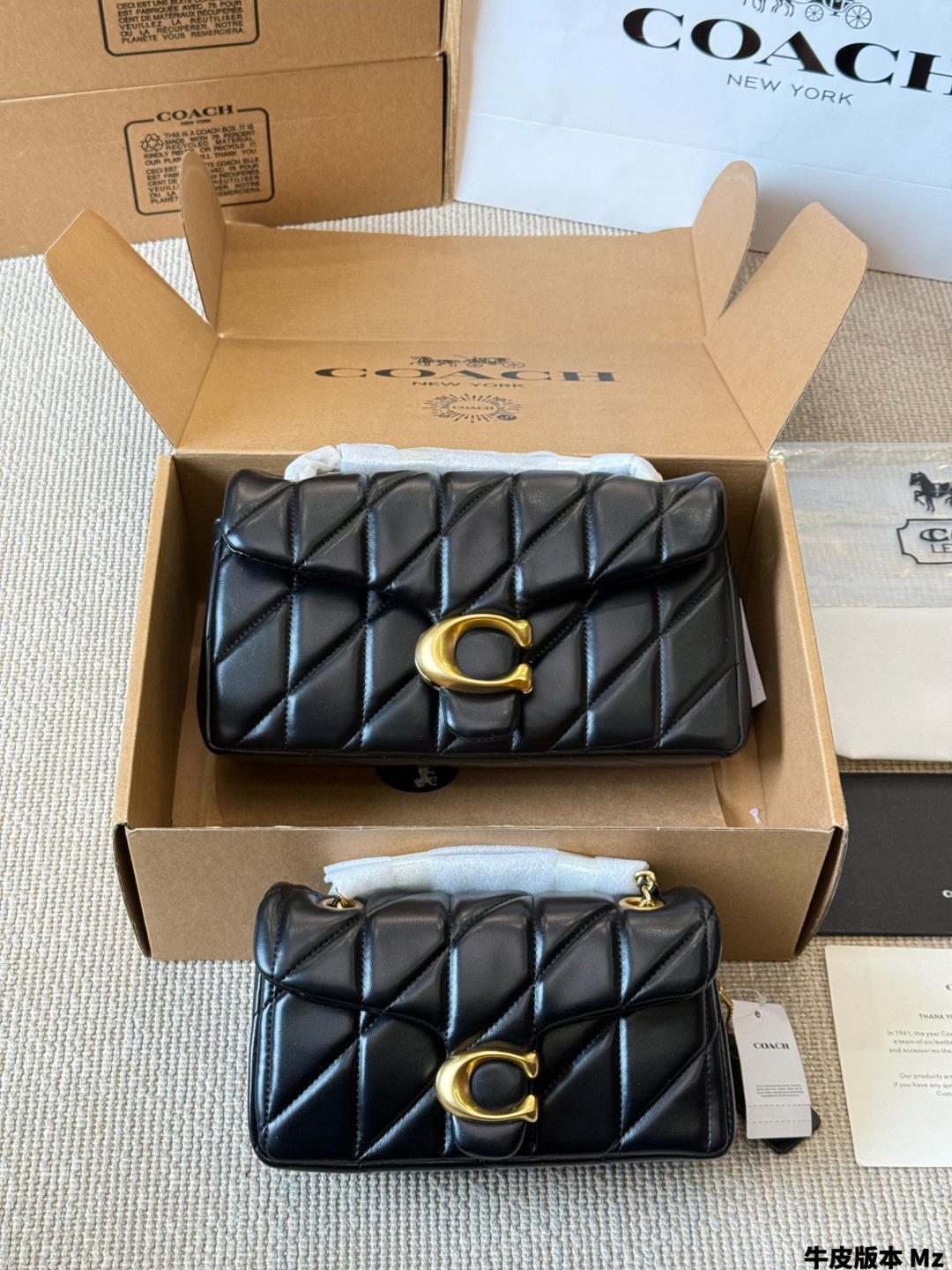 Versión de piel / COACH | Cadena All Black nueva colección Otabby cadena COACH. ¡El techo de los bolsos ha llegado! El …
