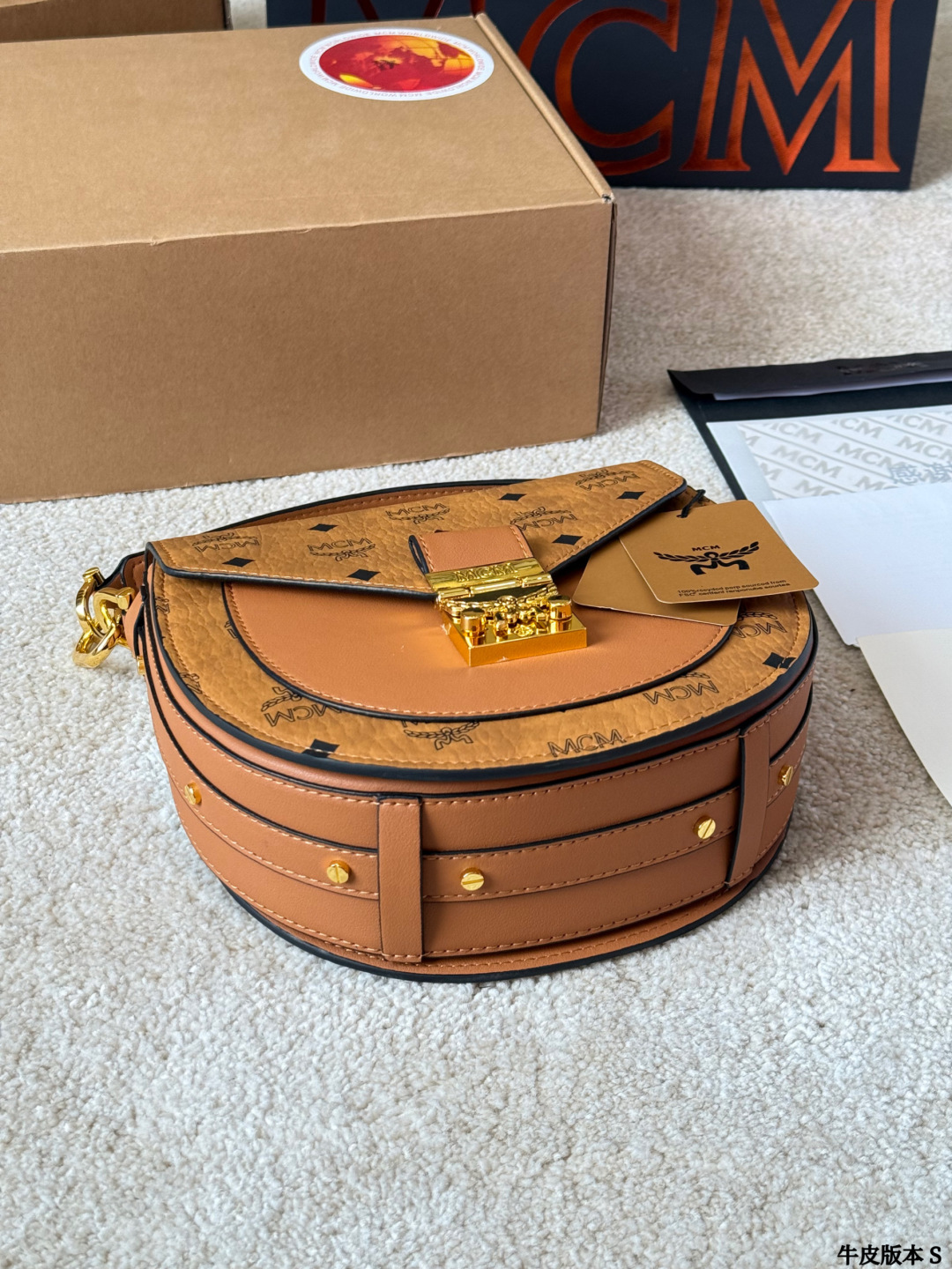Bolsa MCM Versão em couro — photo 6