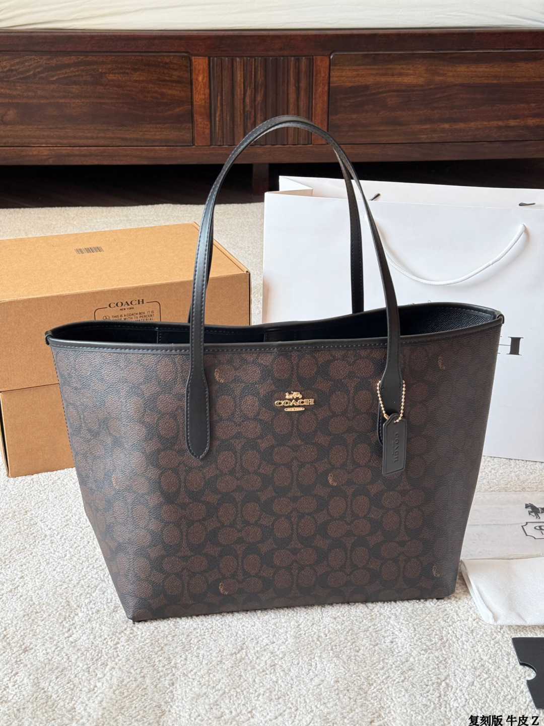 Réplica Coach 蔻驰｜city tote clásico bolso tote de mano y hombro coach nuevo modelo bolso tote estilo outlet coach nuevo …