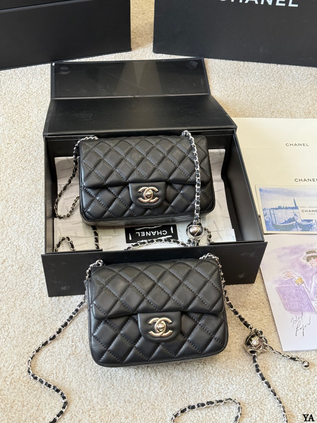 P218 | Chanel Chanel | Lambskin Fragrance Grandma Golden Ball Fatty | New Arrival” | The Most Beautiful Golden Ball Fat Person In The World Chanel | 18cm 20cm