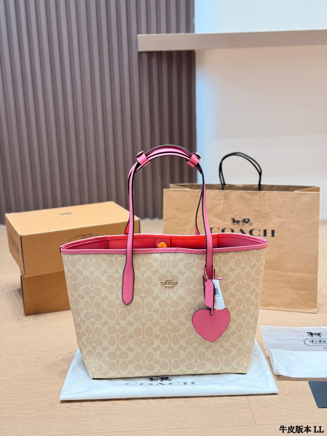 Versión en piel de vaca Coach & city tote, bolso tote clásico de mano y hombro, nuevo modelo de Coach, modelo de outlet…