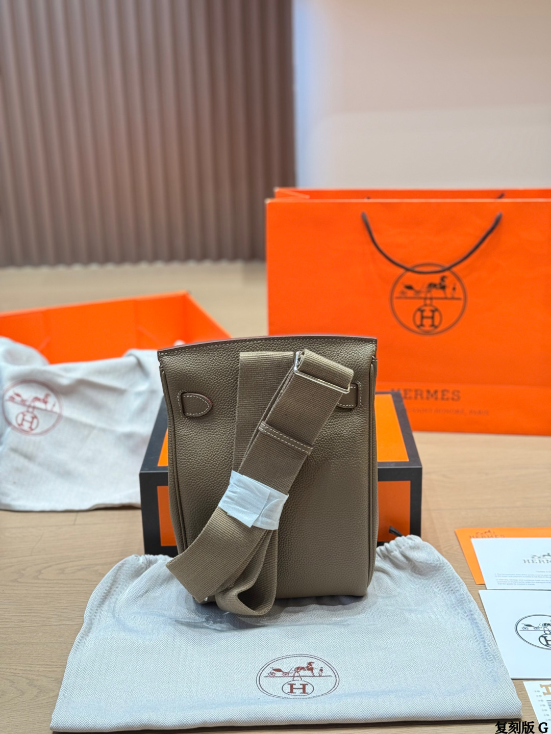 Hermes Hac a Dos Etoupe backpack everyday