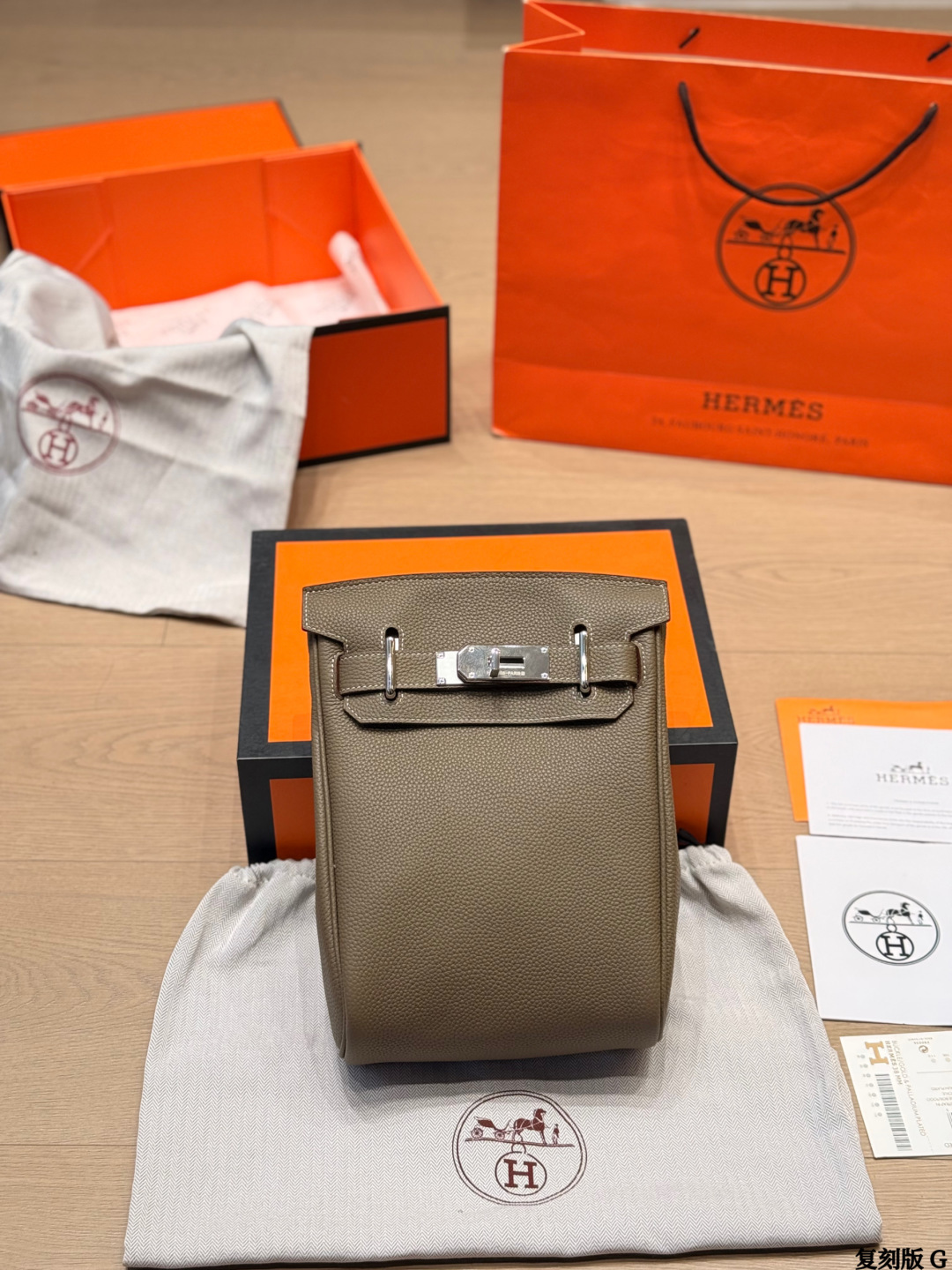 Hermes Hac a Dos Etoupe backpack everyday