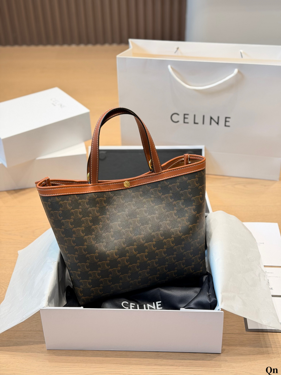 Bolsa Celine SQUARE CABAS + 28×9×24cm OK CELINE — photo 4