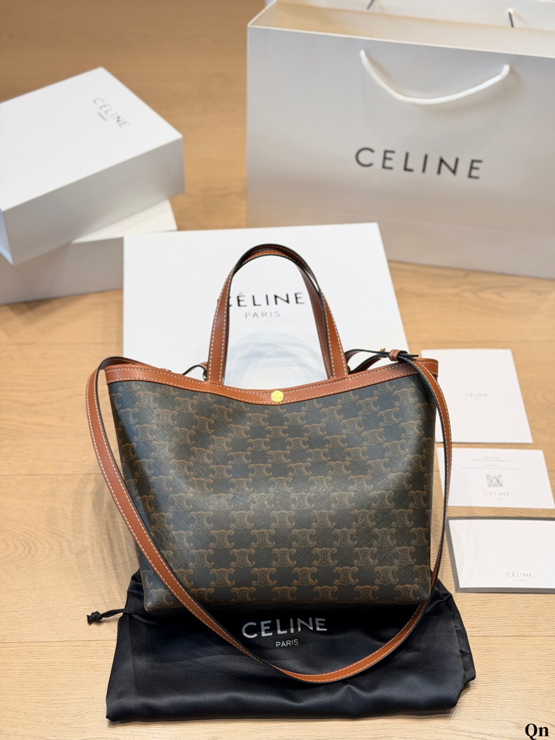 Bolsa Celine SQUARE CABAS + 28×9×24cm OK CELINE — photo 5