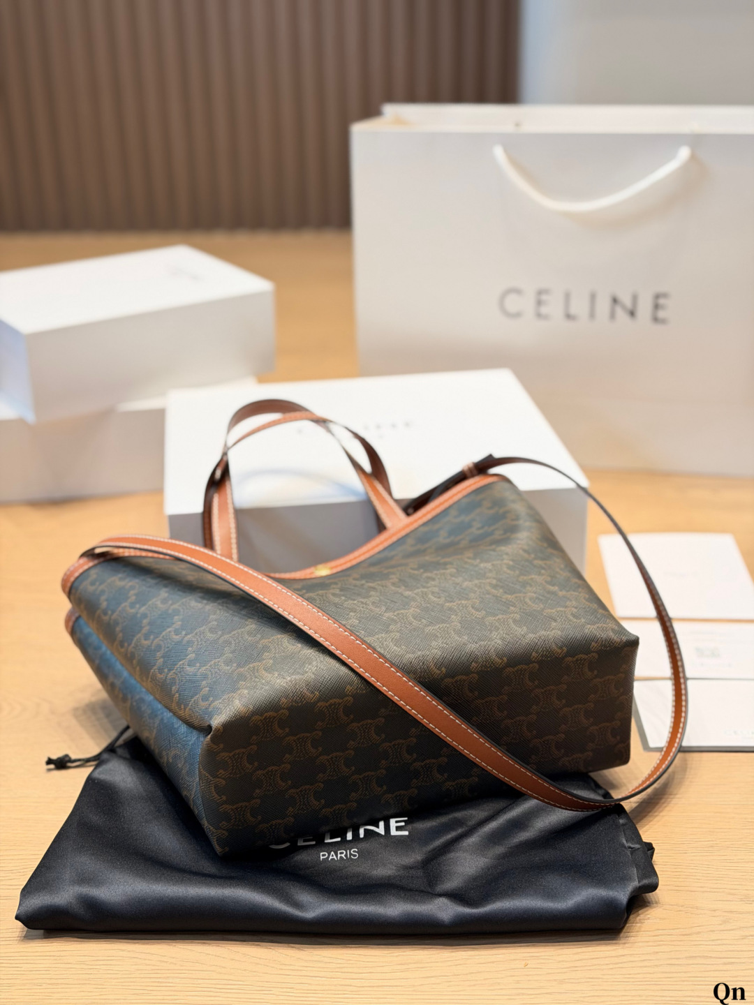 Bolsa Celine SQUARE CABAS + 28×9×24cm OK CELINE — photo 8