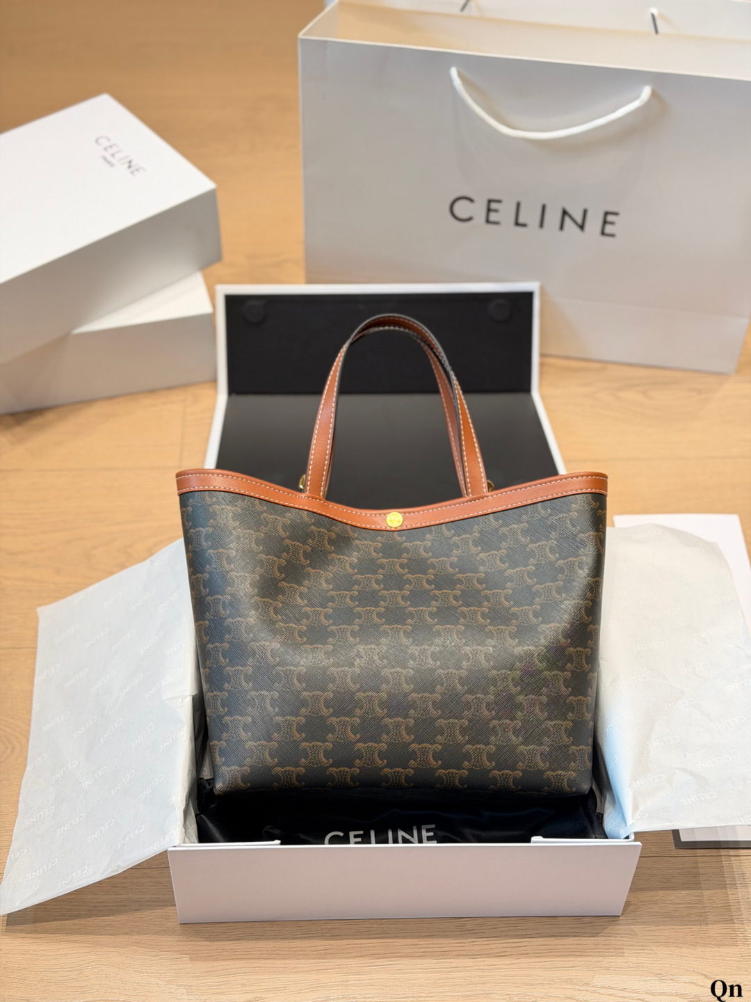 Bolsa Celine SQUARE CABAS + 28×9×24cm OK CELINE — photo 2