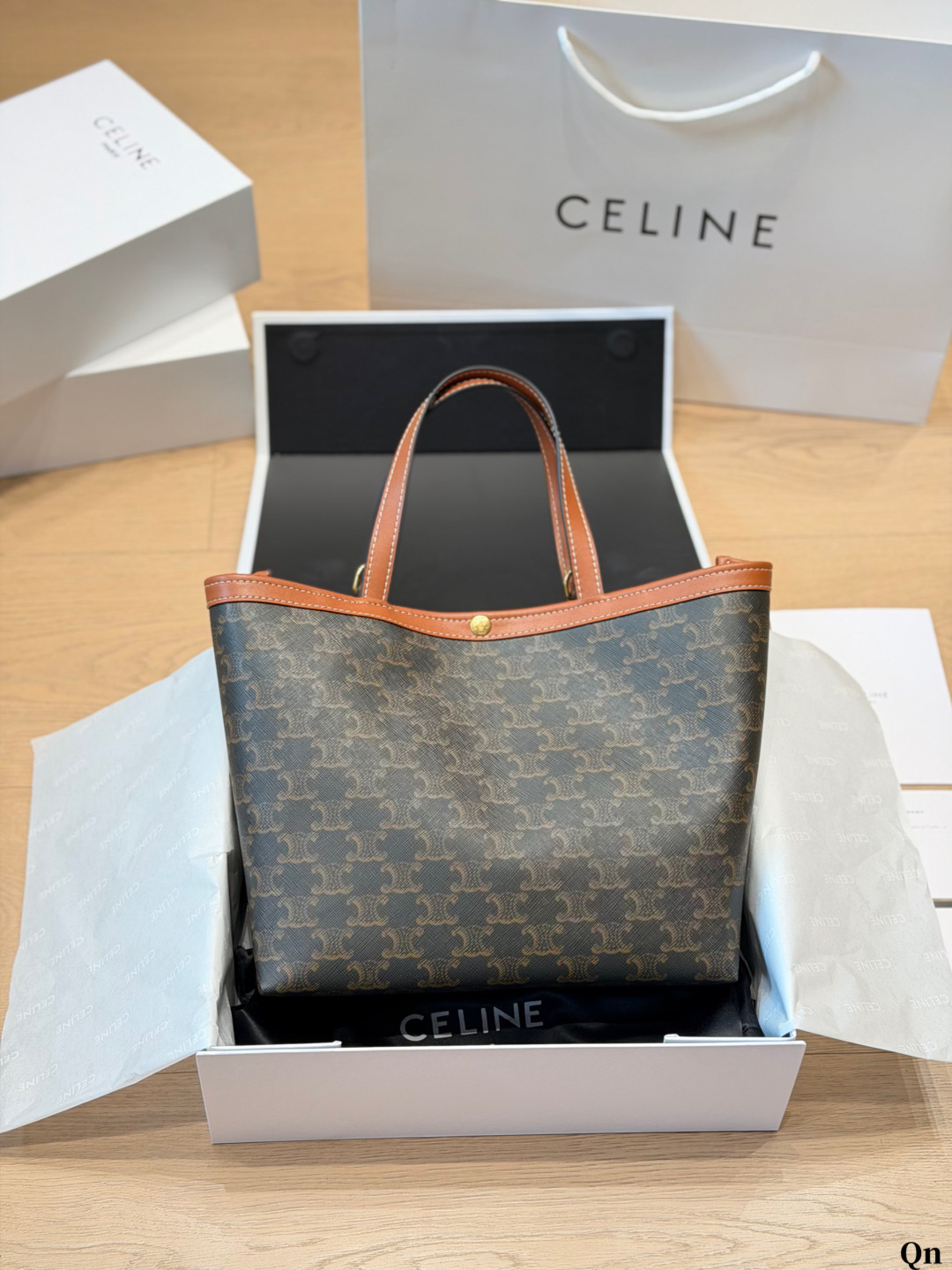 Bolsa Celine SQUARE CABAS + 28×9×24cm OK CELINE — photo 6