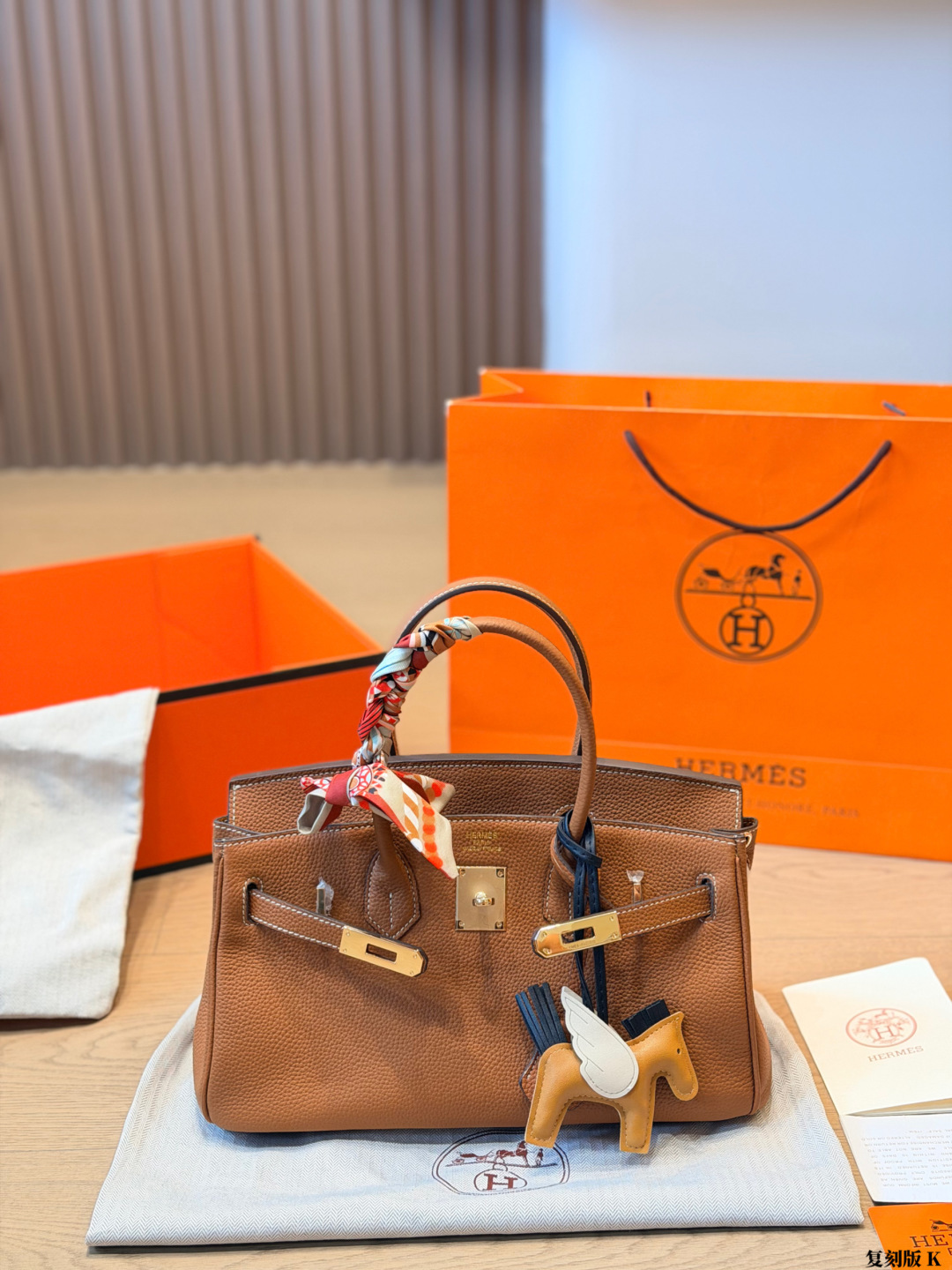 Hermes Birkin 30 Brown Togo 30 everyday