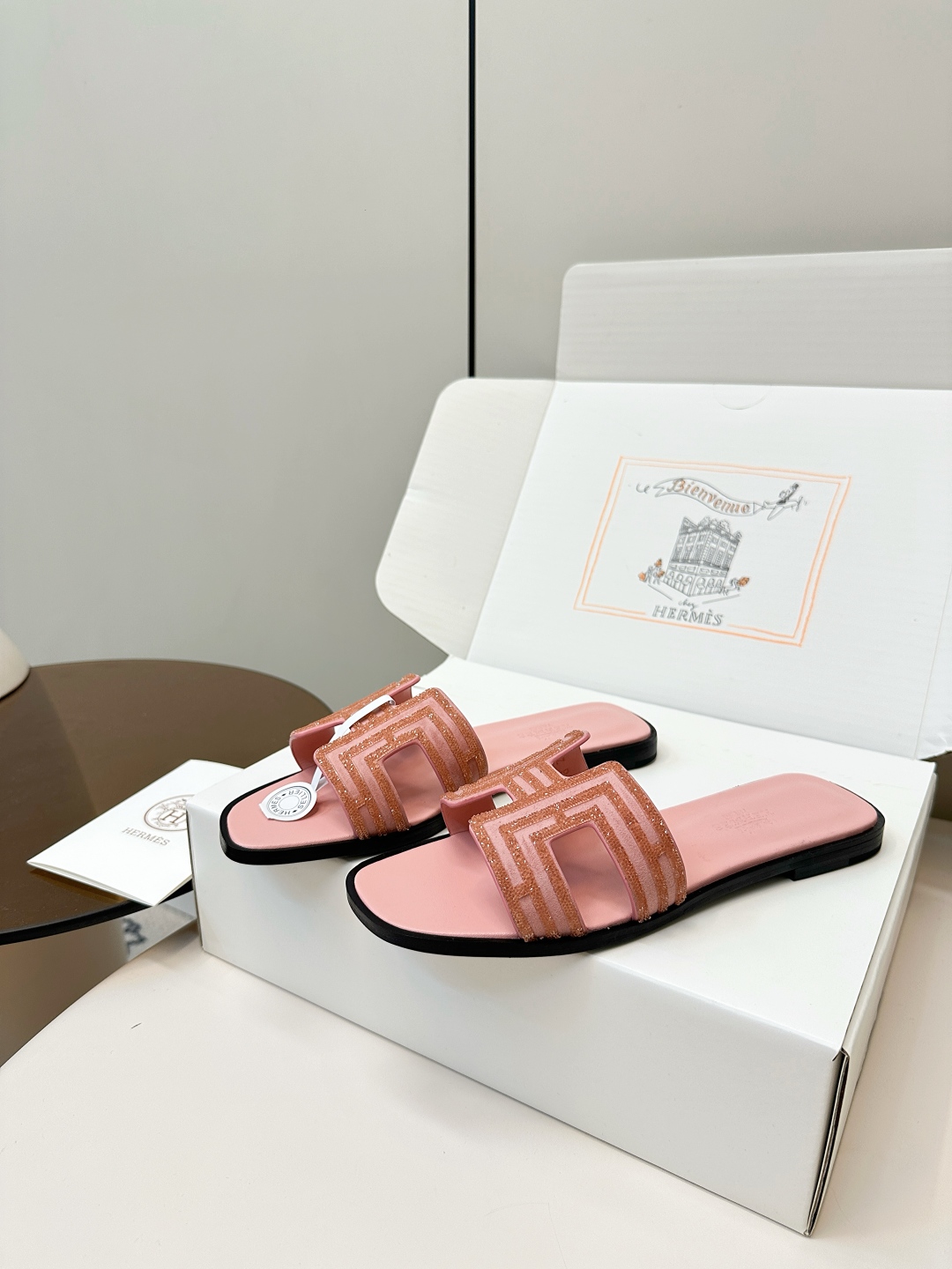 Hermes H Flat Sandal Rhinestone Accents | Comfortable & Stylish - Size 34-43 4 cmp i1750761511041 1941 0 2