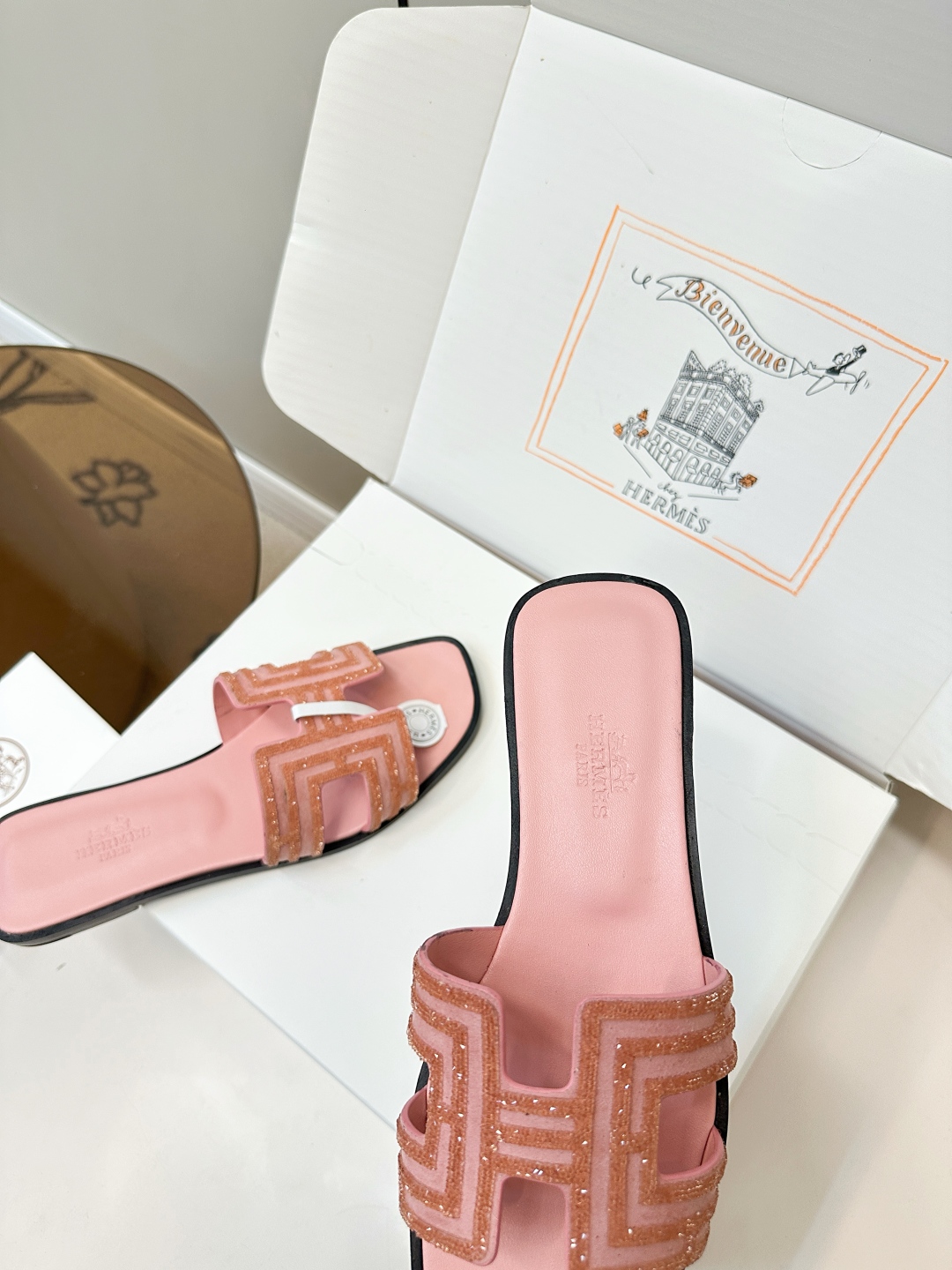 Hermes H Flat Sandal Rhinestone Accents | Comfortable & Stylish - Size 34-43 8 cmp i1750761511052 5656 0 6