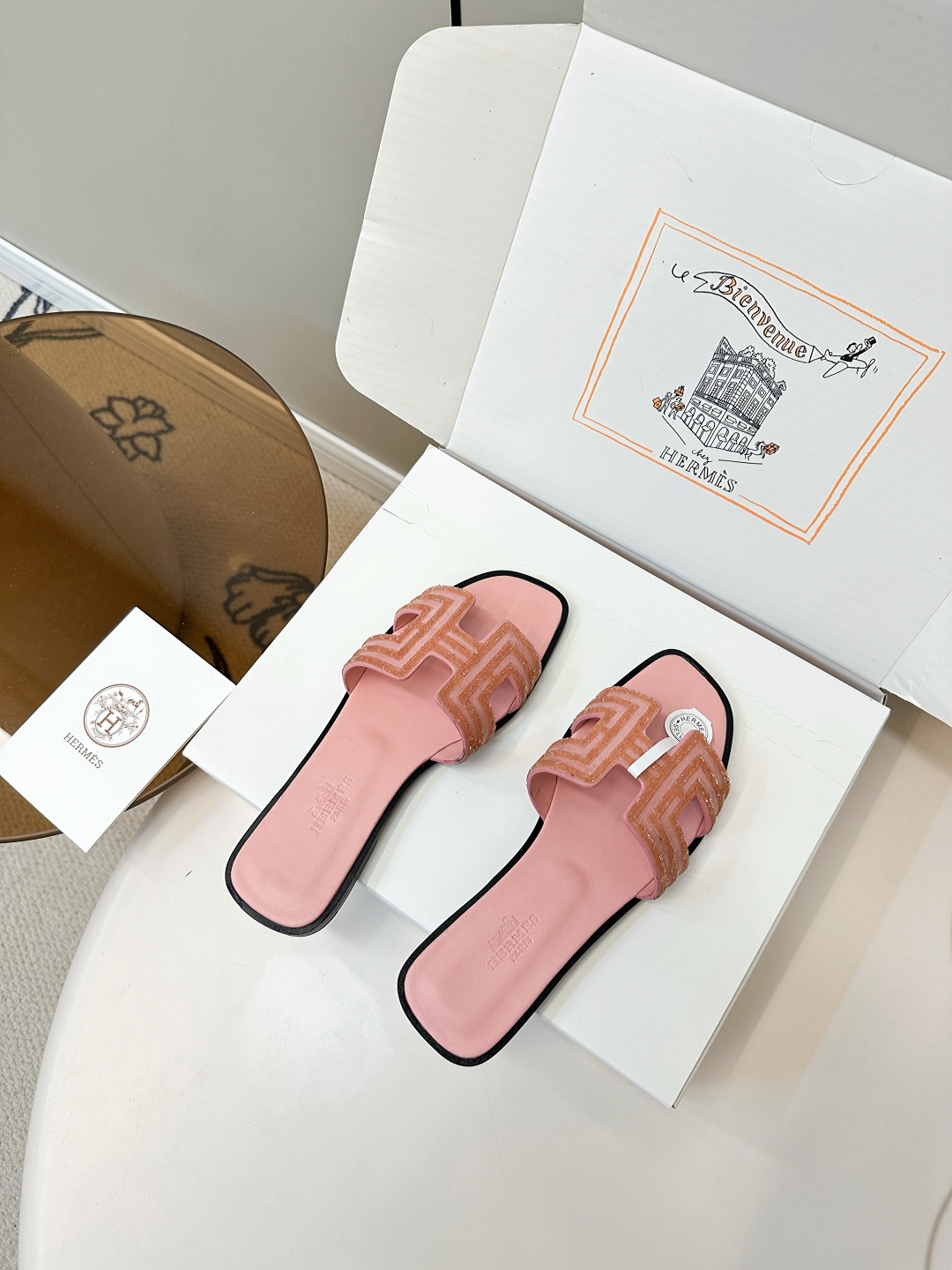 Hermes H Flat Sandal Rhinestone Accents | Comfortable & Stylish - Size 34-43 9 cmp i1750761513093 2623 0 7