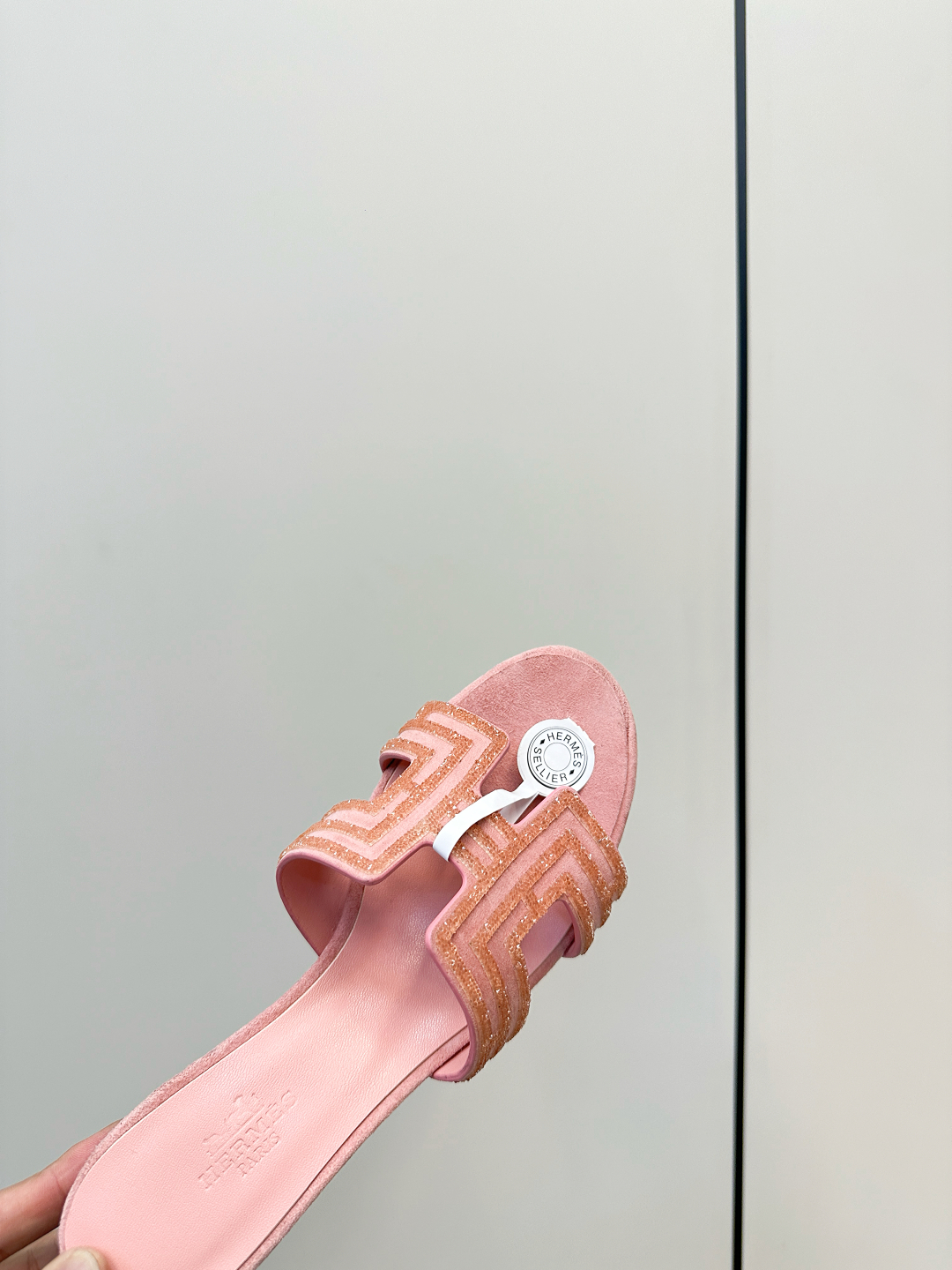 Hermes H Sandal: Elegant Mid-Heel Slippers with Rhinestone Detail 8 cmp i1750762156442 3407 0 6