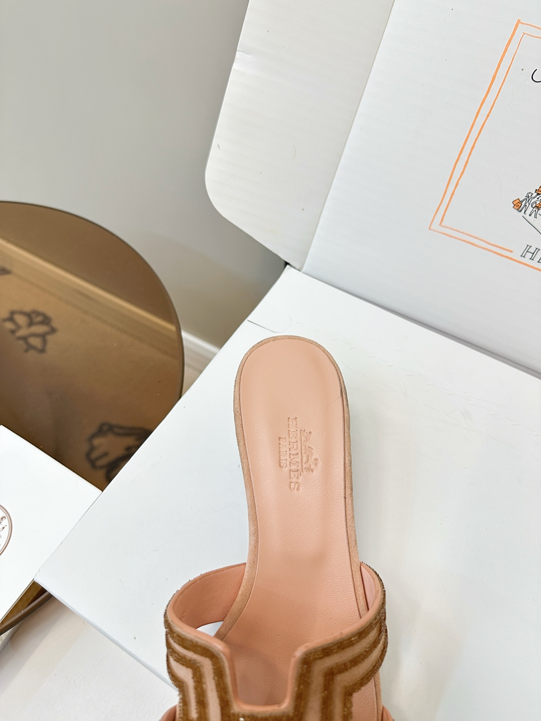 Luxury Hermes H-Slide Sandals: Chic Rhinestone Design, Comfortable Mid-Heel 9 cmp i1750762192136 4054 0 7