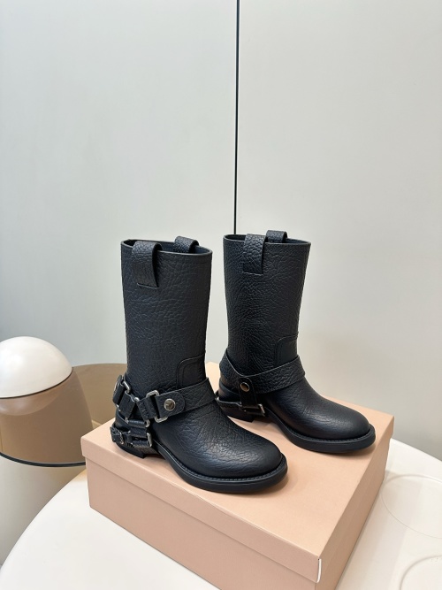 Miu Miu Biker Boots Heavy Duty Motorcycle Ankle Boots, black leather 4 Miu Miu Biker Boots Heavy Duty Motorcycle Ankle Boots, black leather