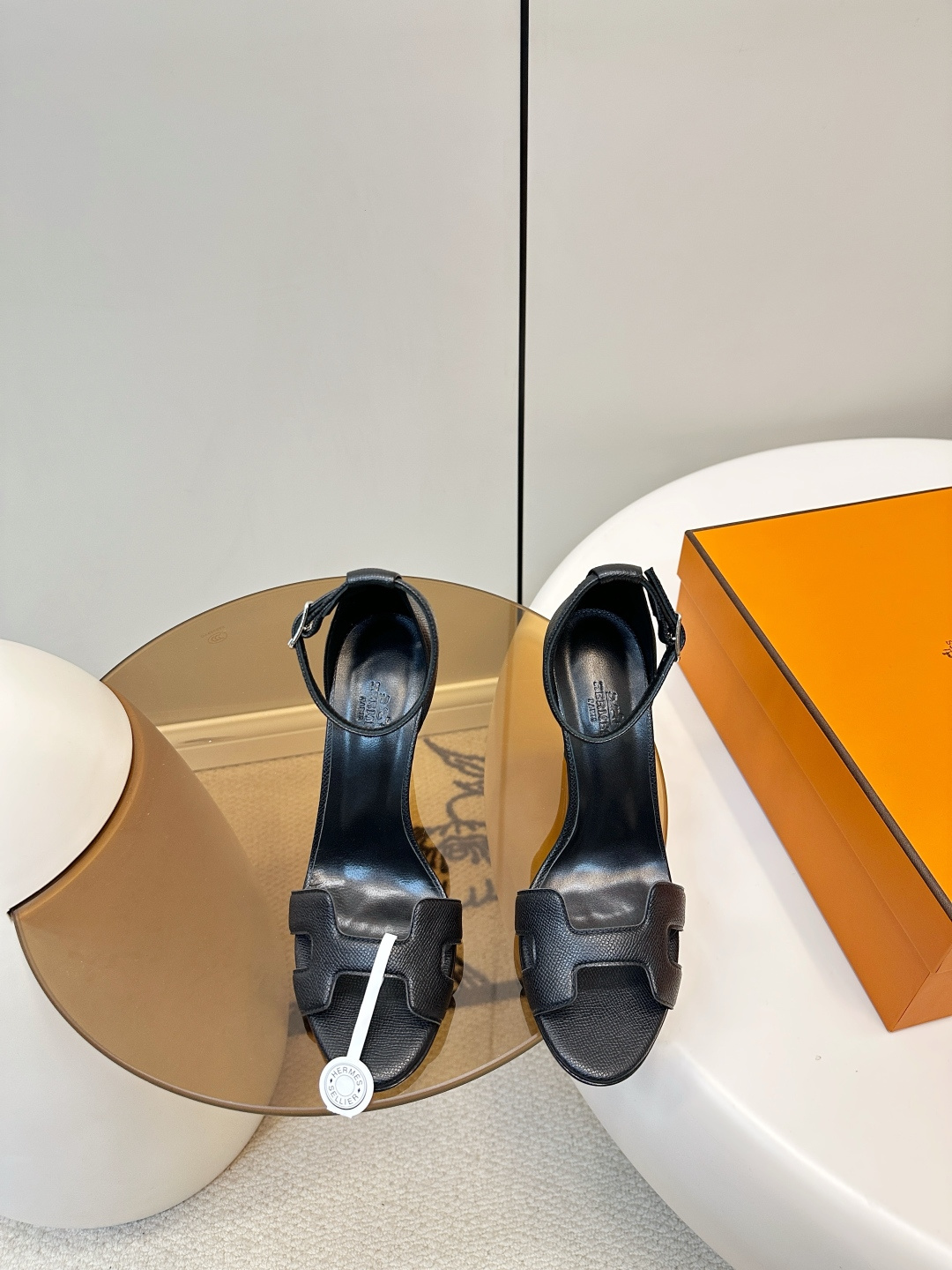 Hermès ​​HERMES｜爱马仕 H字高跟凉鞋​​