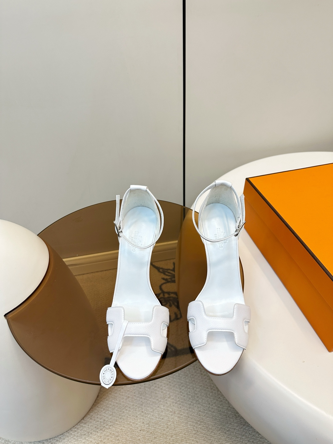 Hermès ​​HERMES｜爱马仕 H字高跟凉鞋​​