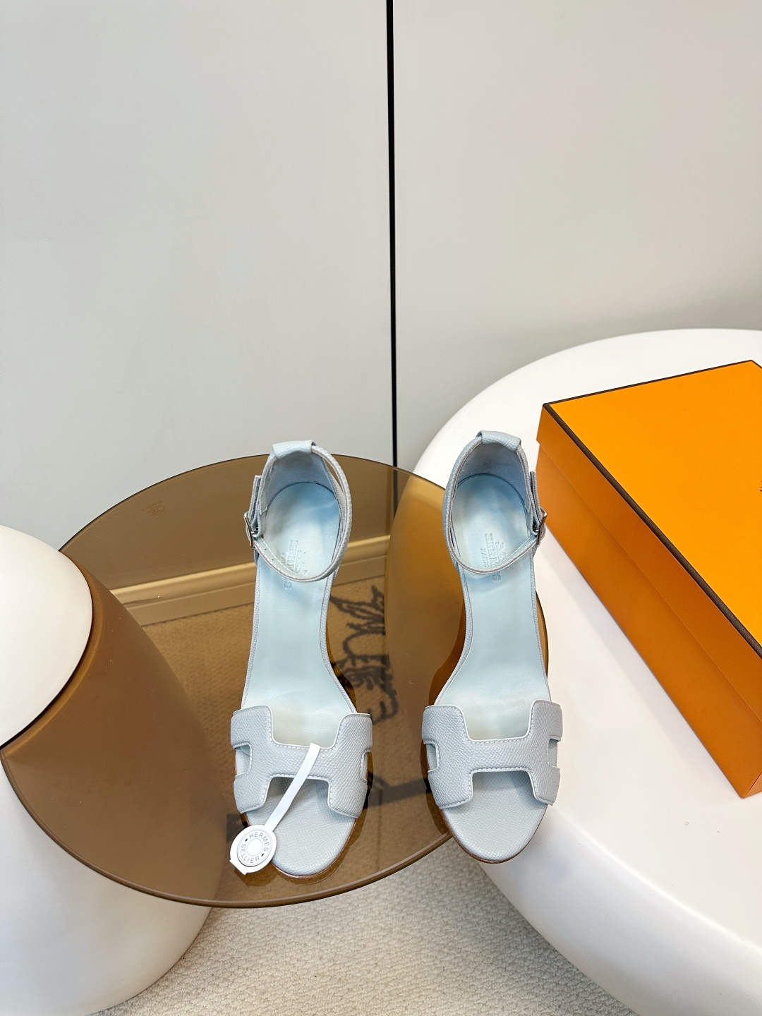 Hermès ​​HERMES｜爱马仕 H字高跟凉鞋​​