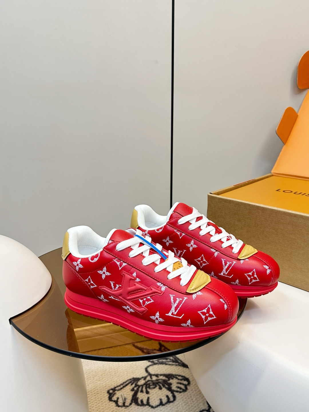 Louis Vuitton Louis Vuitton 路易威登 菲董 联名 Buttersoft系列 面包鞋 休闲运动鞋