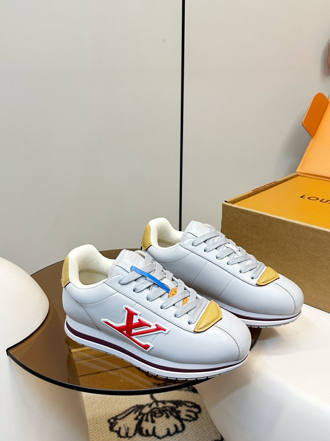 Louis Vuitton Louis Vuitton 路易威登 菲董 联名 Buttersoft系列 面包鞋 休闲运动鞋