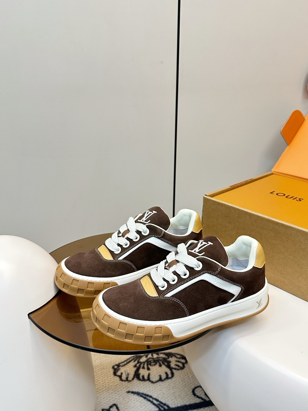 Louis Vuitton LV Tilted饼干鞋 呆萌厚底休闲鞋