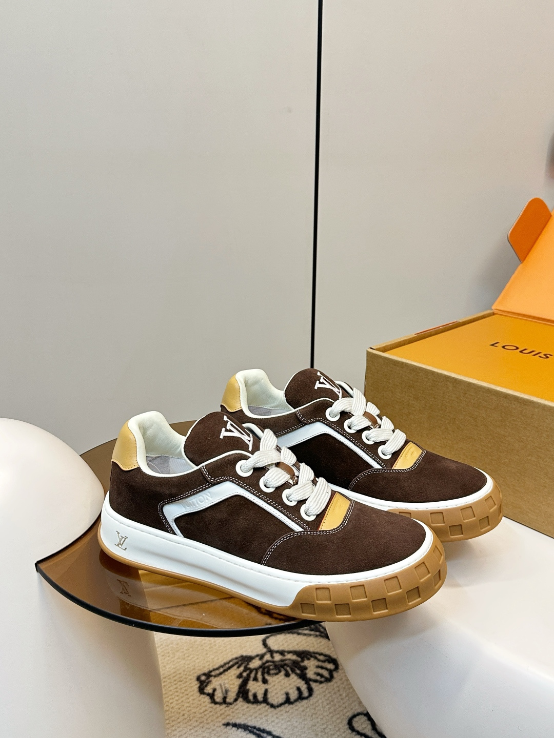 Louis Vuitton LV Tilted饼干鞋 呆萌厚底休闲鞋