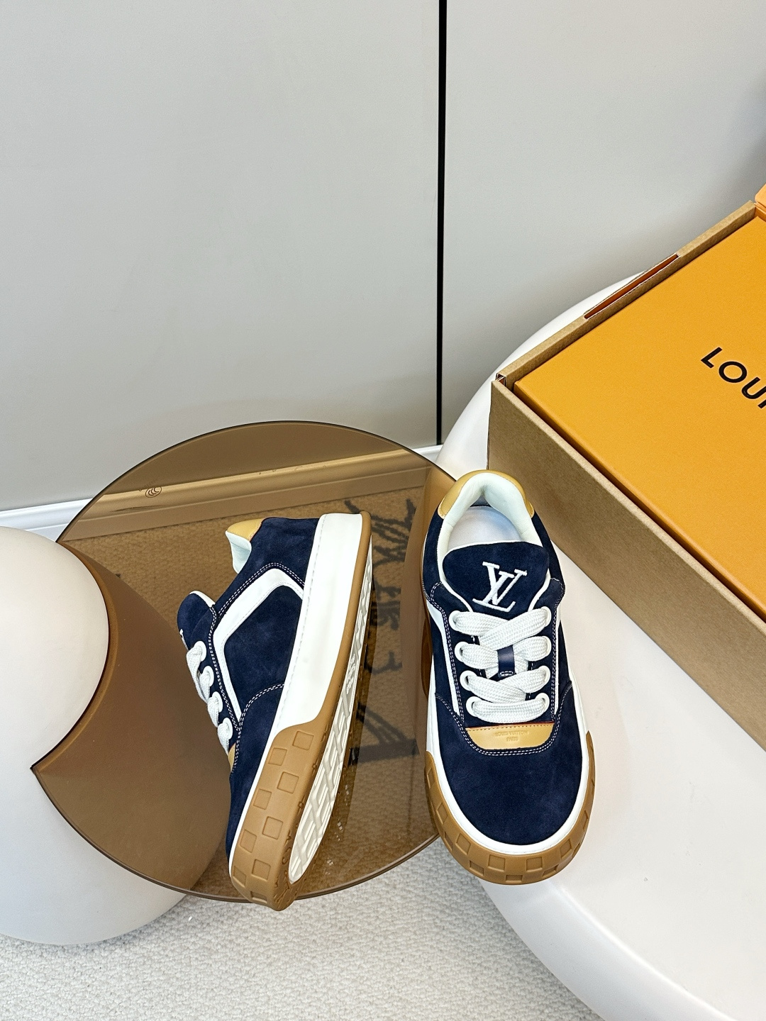 Louis Vuitton LV Tilted饼干鞋 呆萌厚底休闲鞋