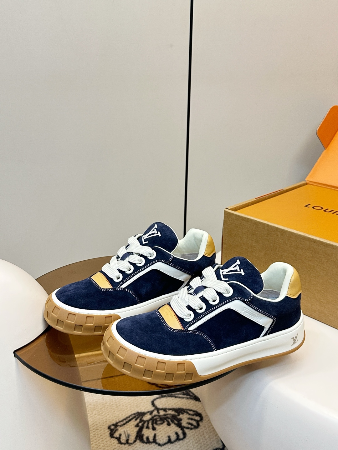 Louis Vuitton LV Tilted饼干鞋 呆萌厚底休闲鞋
