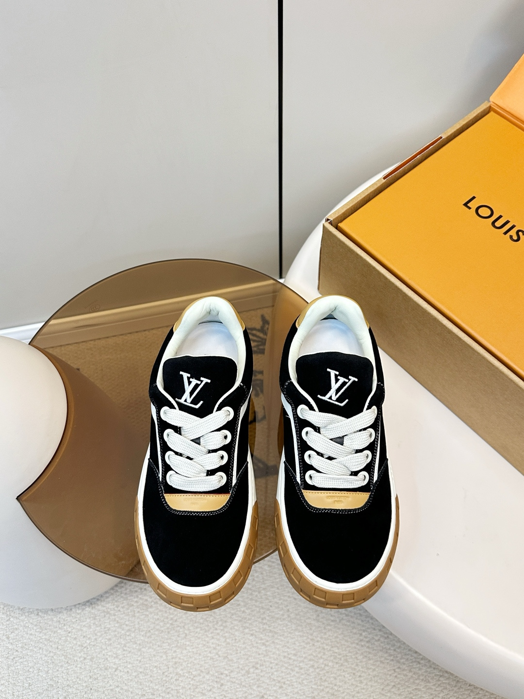 Louis Vuitton LV Tilted饼干鞋 呆萌厚底休闲鞋