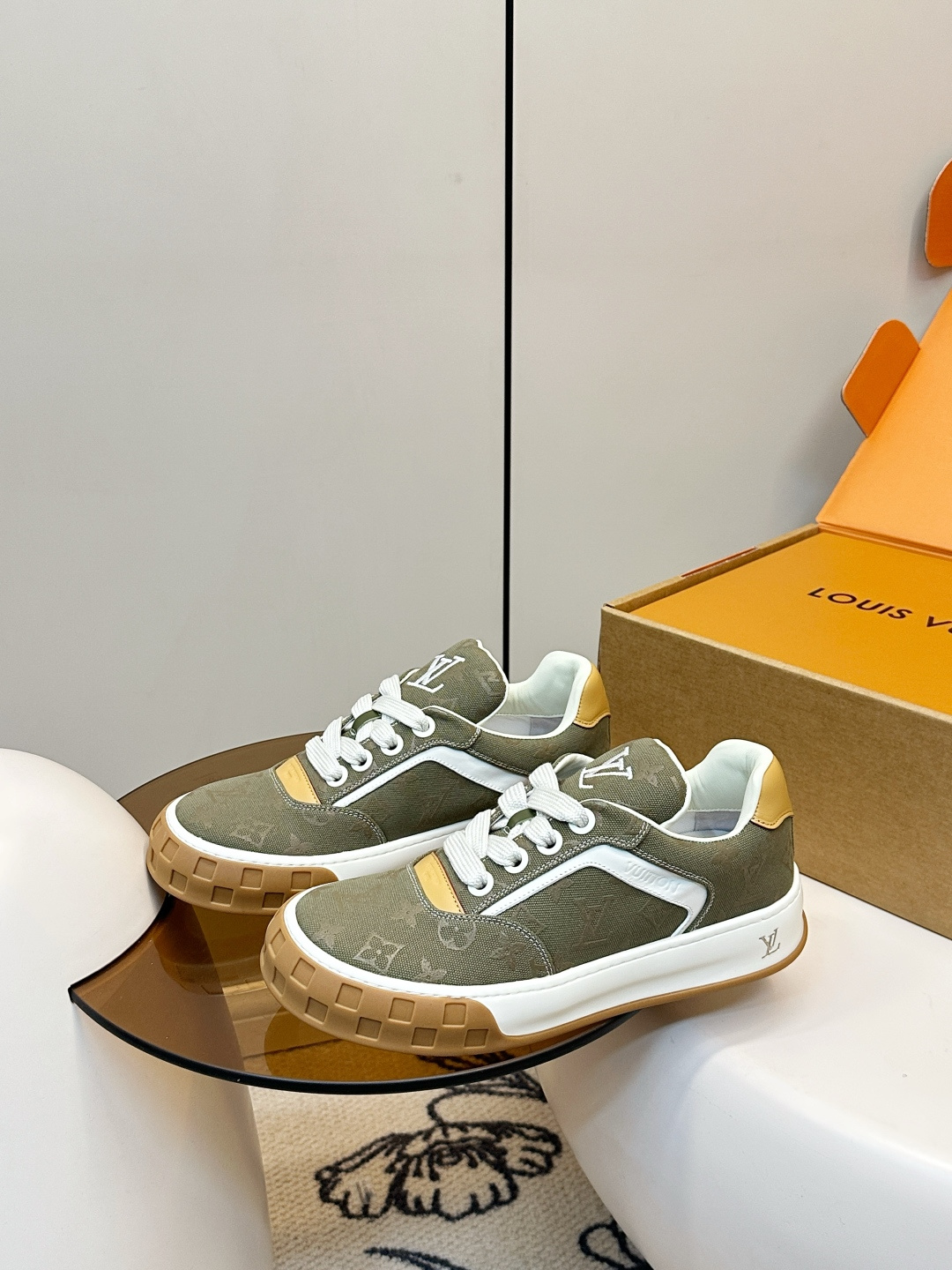 Louis Vuitton LV Tilted饼干鞋 呆萌厚底休闲鞋