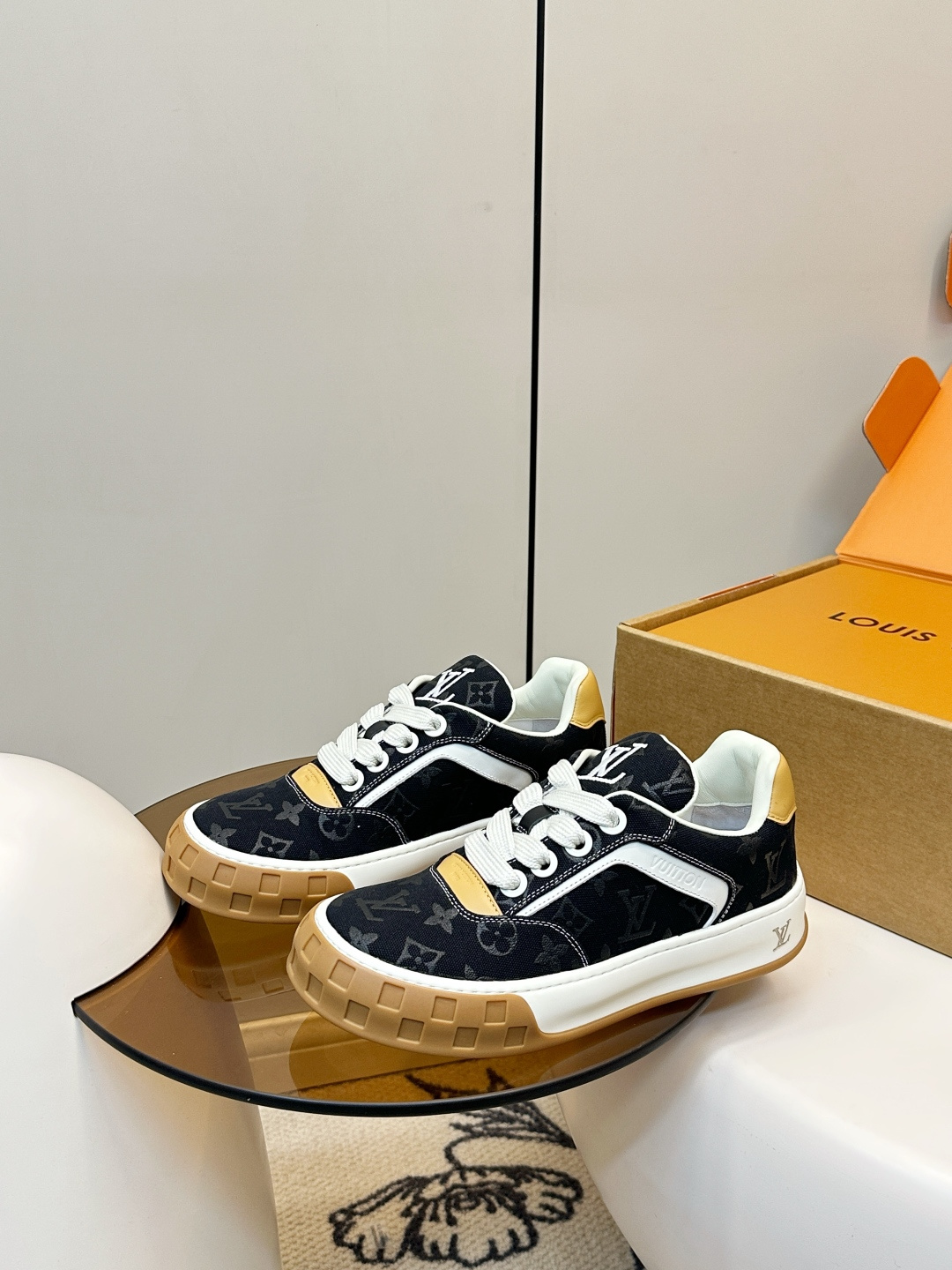 Louis Vuitton LV Tilted饼干鞋 呆萌厚底休闲鞋