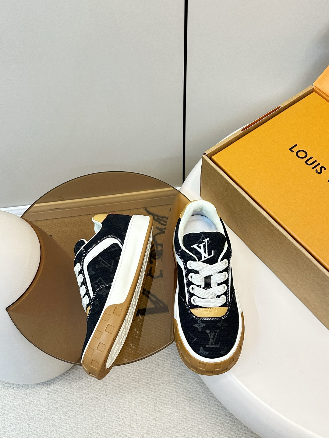 Louis Vuitton LV Tilted饼干鞋 呆萌厚底休闲鞋