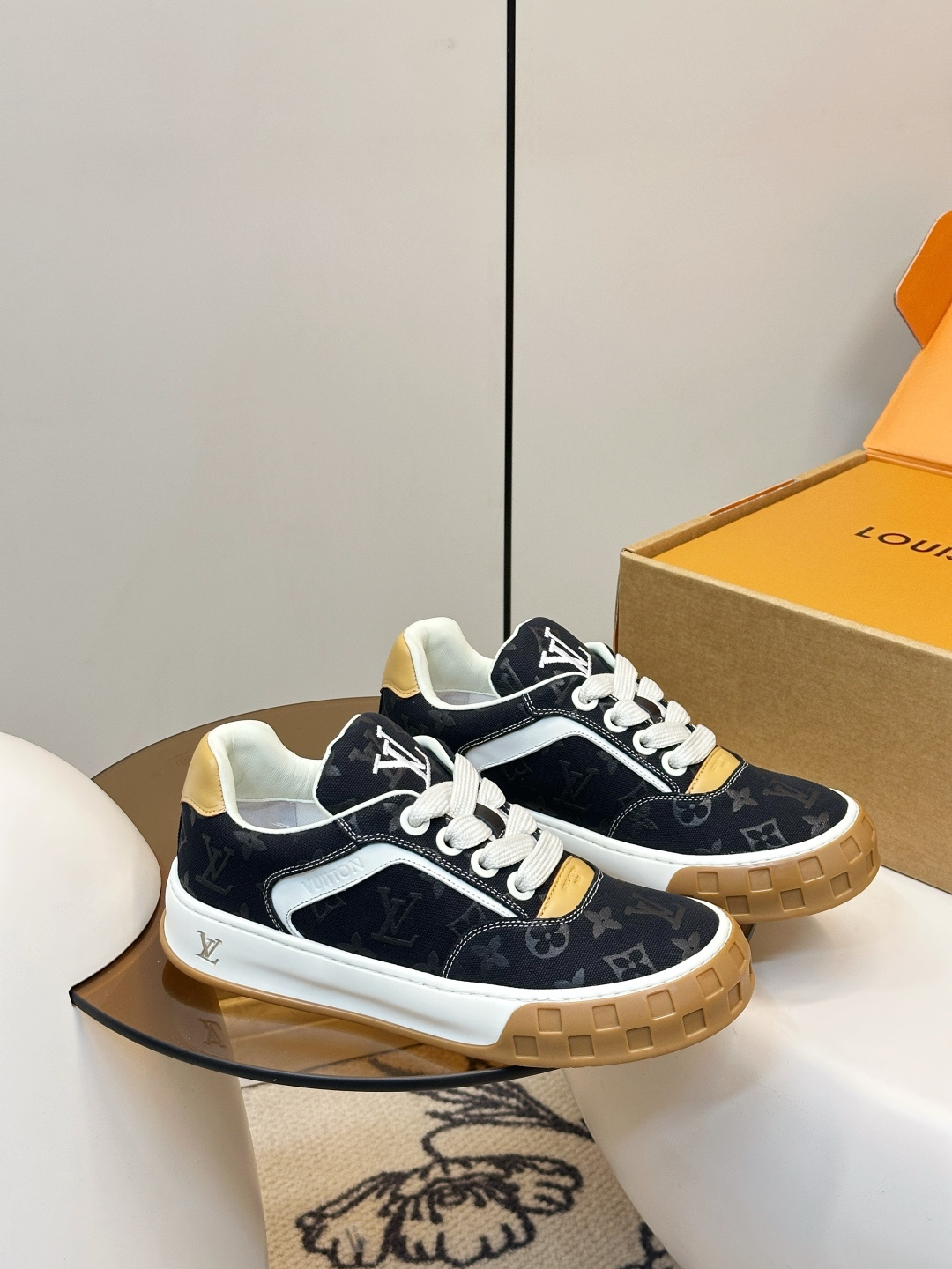 Louis Vuitton LV Tilted饼干鞋 呆萌厚底休闲鞋