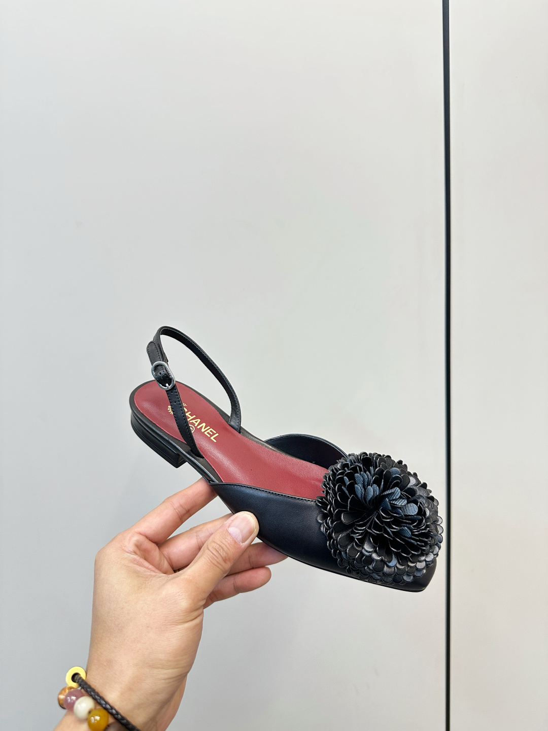 Chanel Chanel 26X新品山茶花平底凉鞋