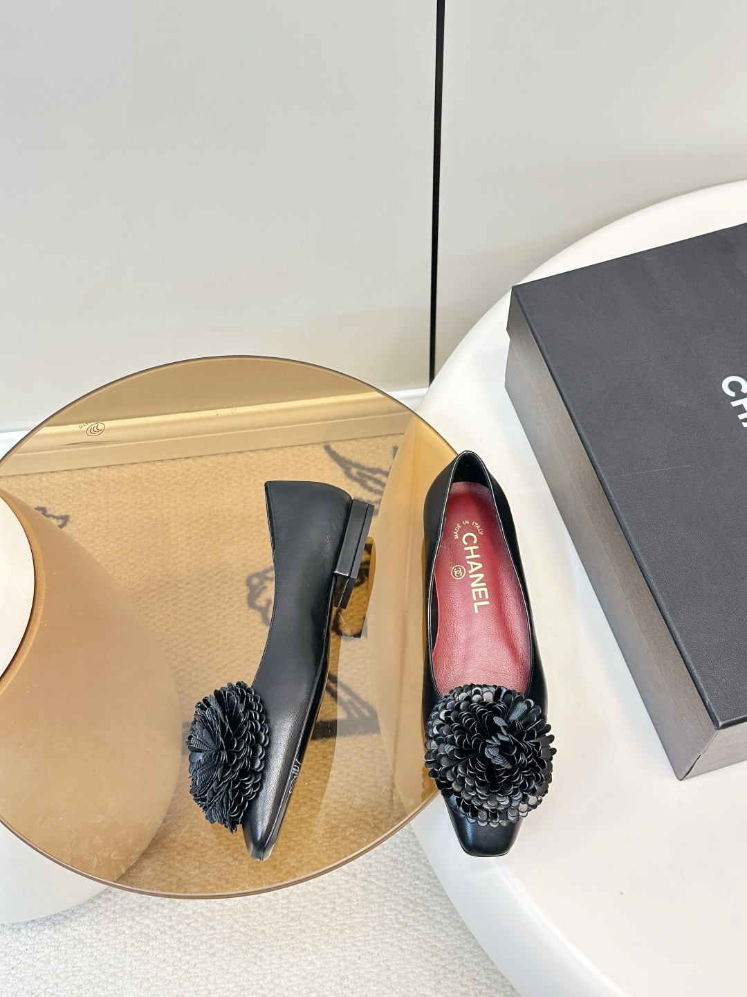 Chanel ​​Chanel 26C山茶花单鞋​​