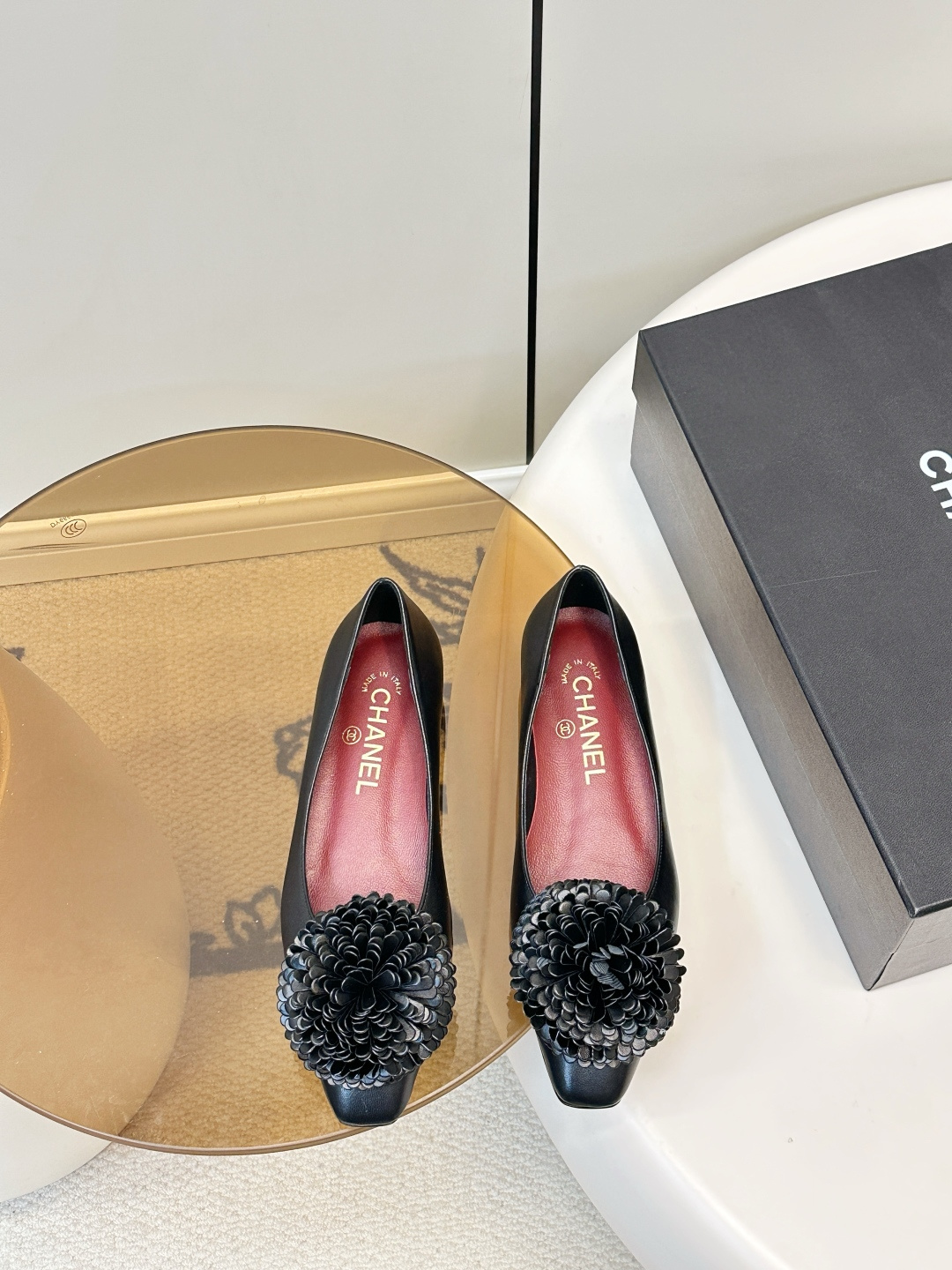 Chanel ​​Chanel 26C山茶花单鞋​​