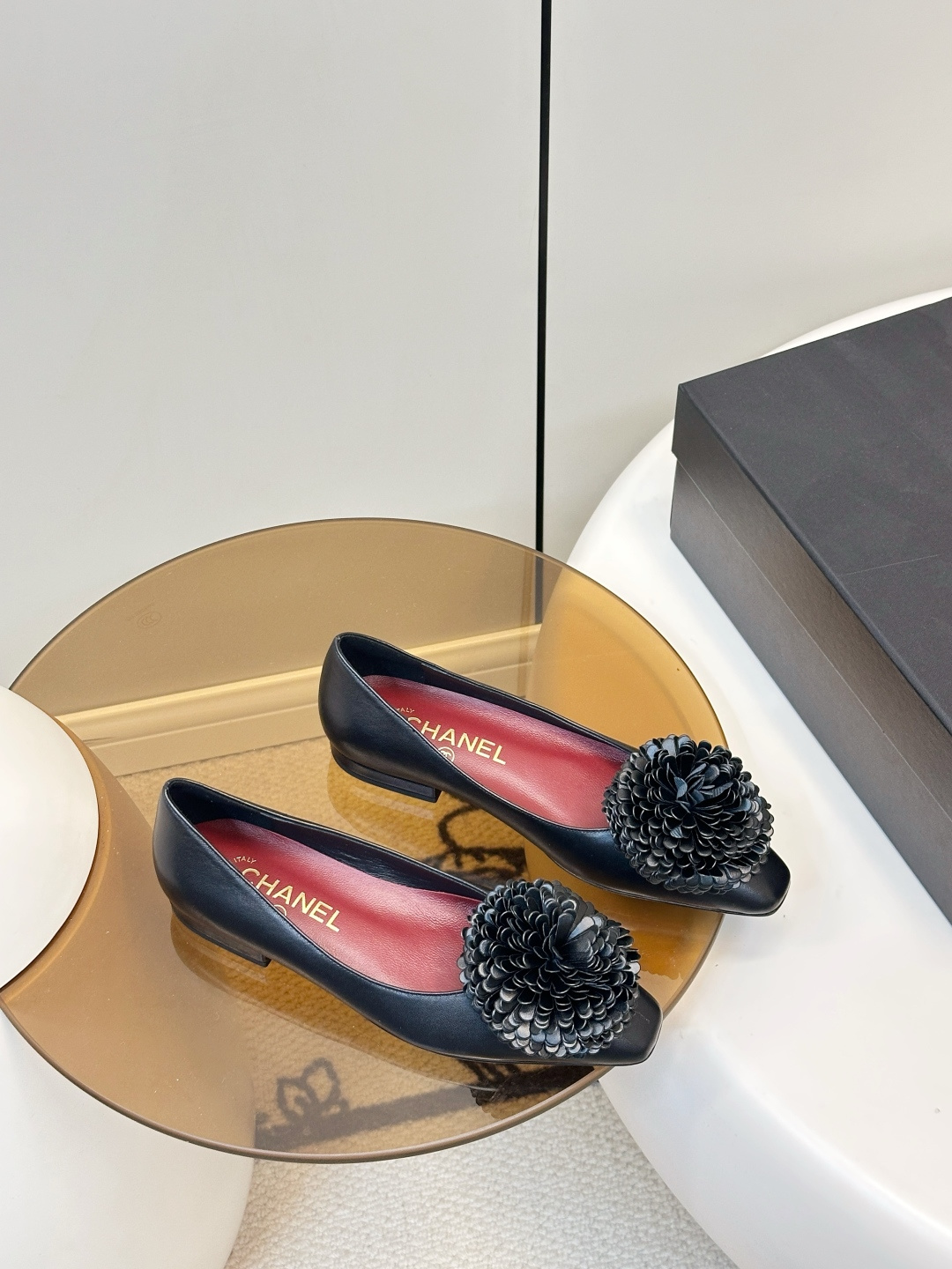 Chanel ​​Chanel 26C山茶花单鞋​​