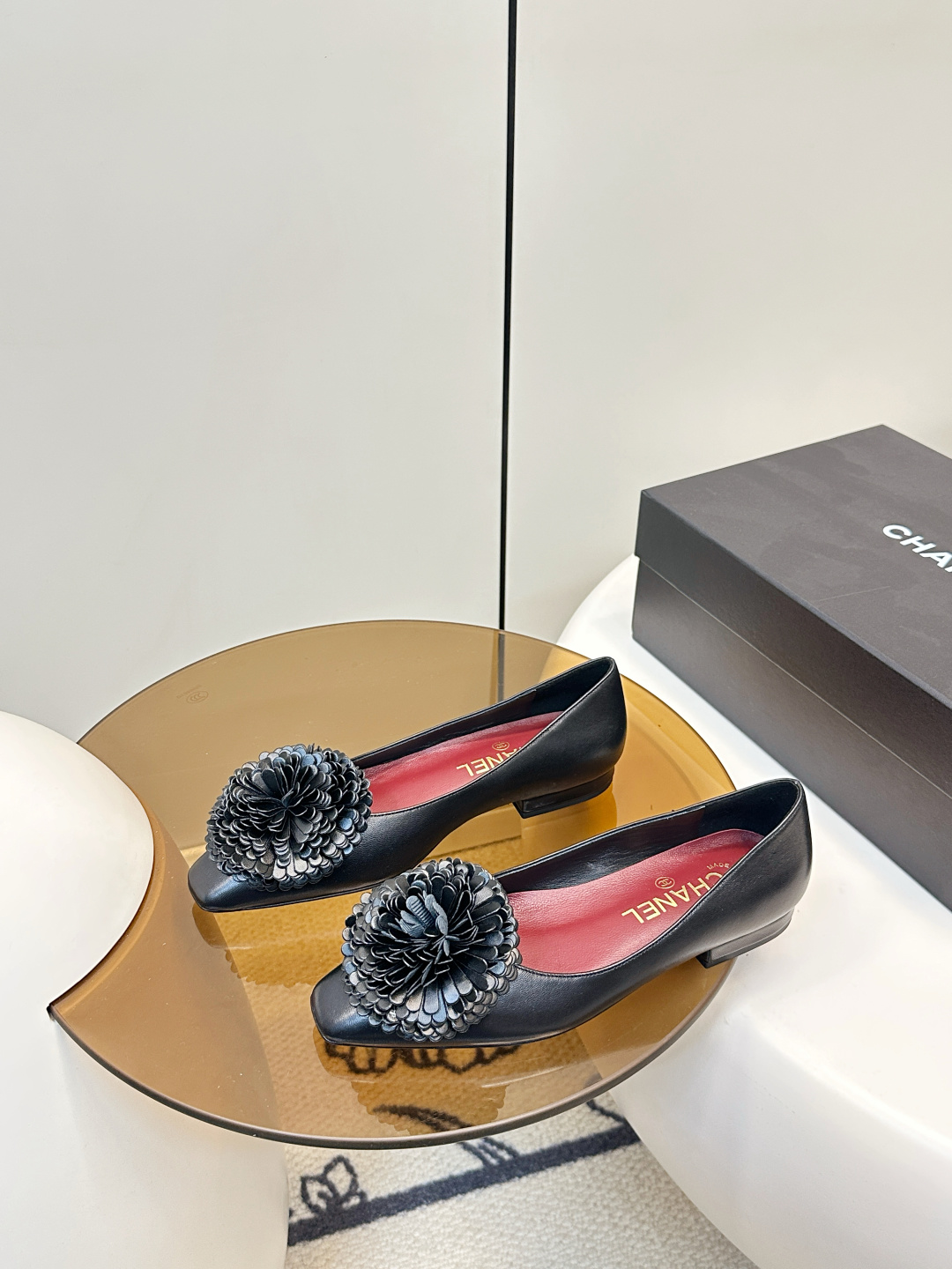 Chanel ​​Chanel 26C山茶花单鞋​​