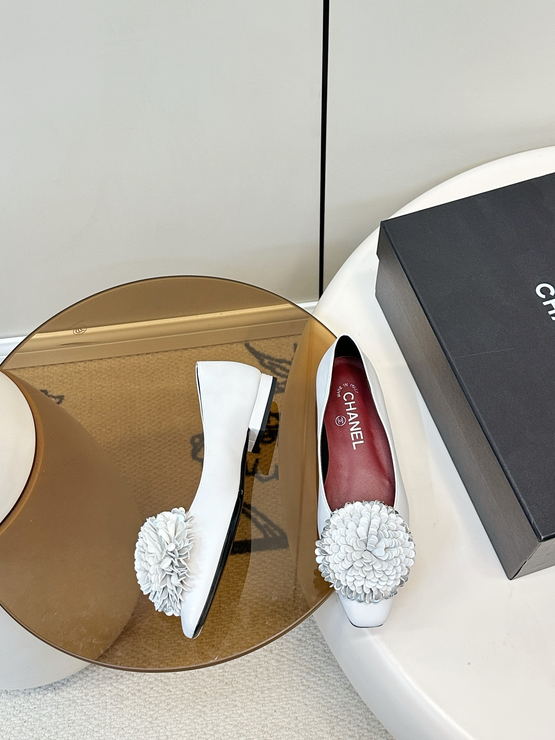 Chanel Chanel 26C山茶花单鞋​​