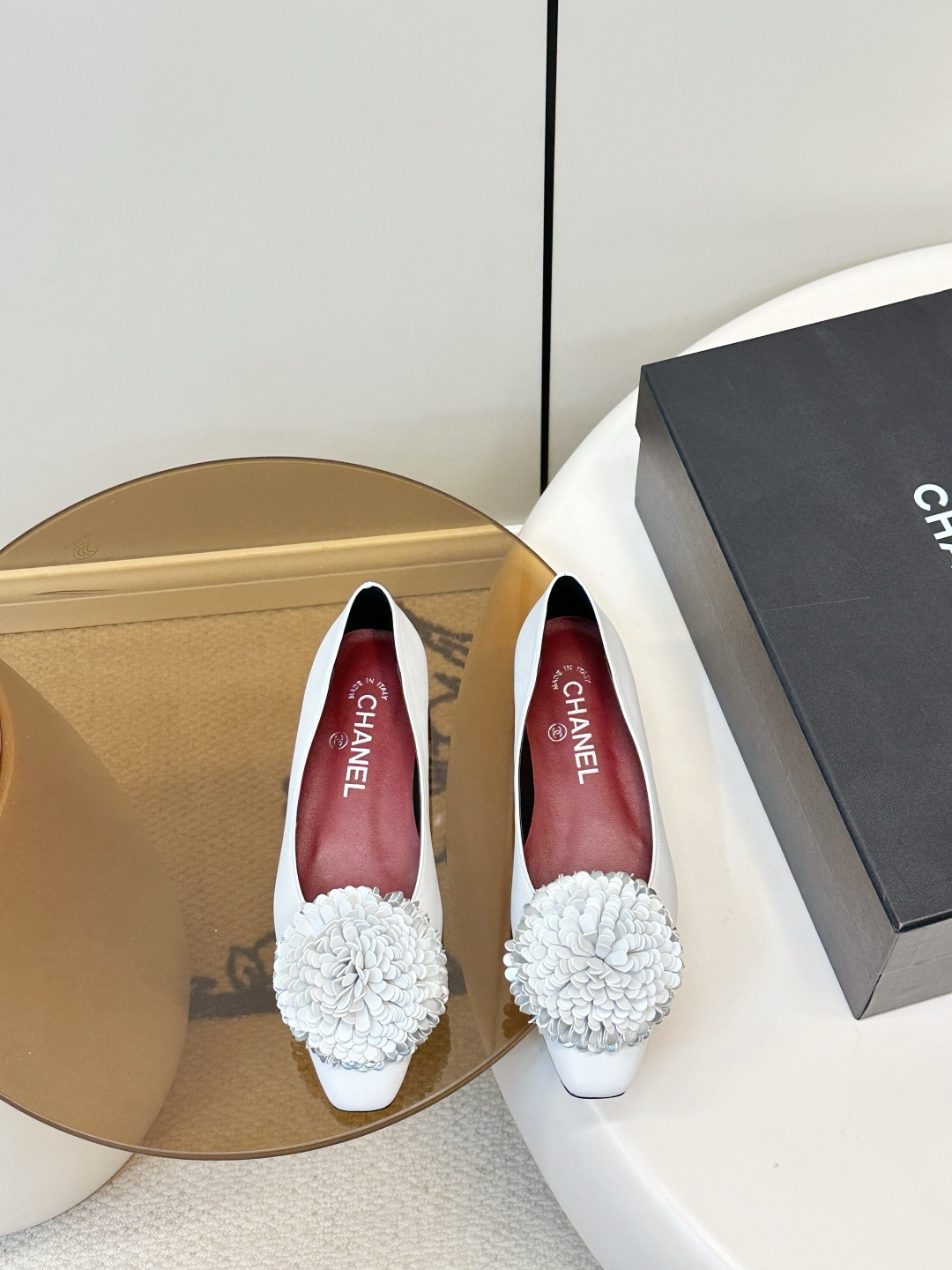 Chanel Chanel 26C山茶花单鞋​​