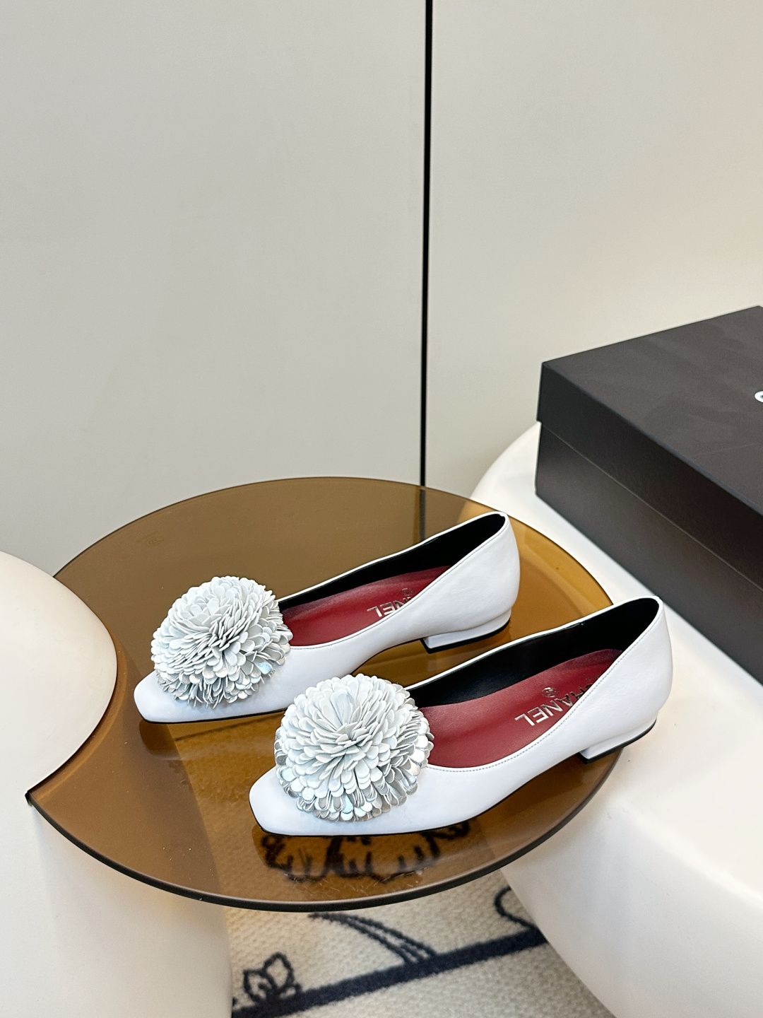 Chanel Chanel 26C山茶花单鞋​​
