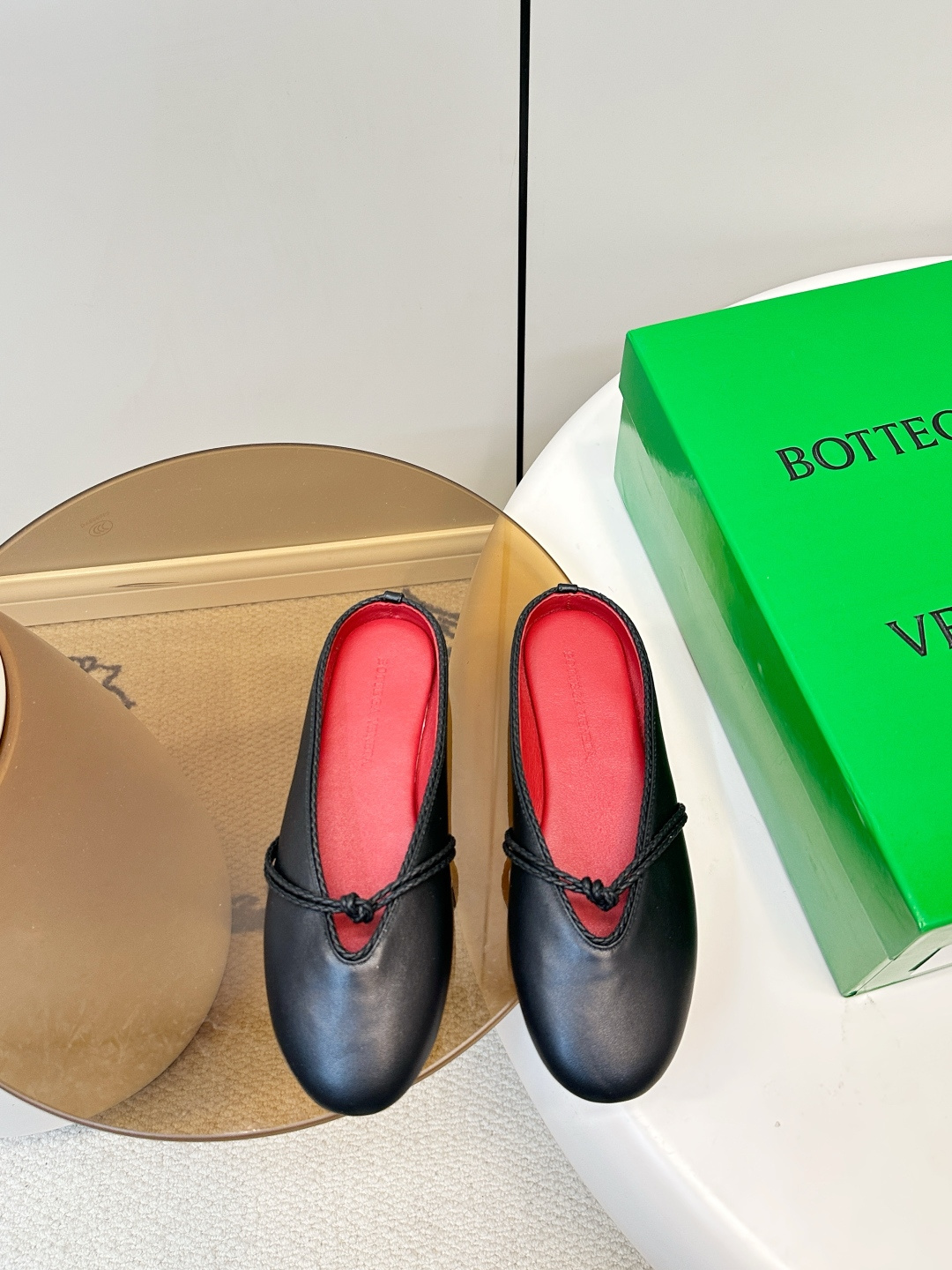 Bottega Veneta BV 26新品Rosa 懒人半拖