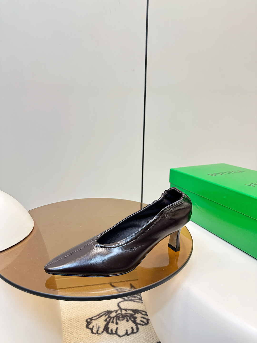 Bottega Veneta Bottega Veneta26新品BV尖头小猫跟 女巫鞋