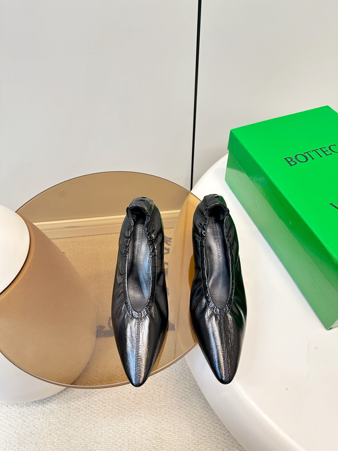 Bottega Veneta Bottega Veneta26新品BV尖头小猫跟 女巫鞋