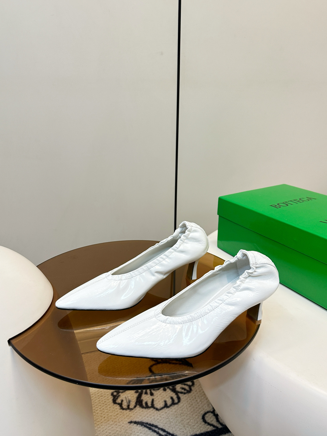 Bottega Veneta Bottega Veneta26新品BV尖头小猫跟 女巫鞋