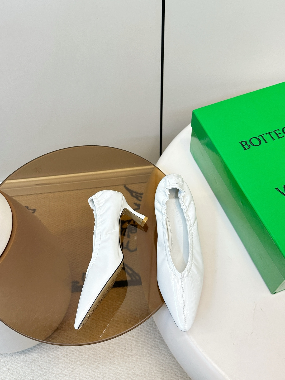 Bottega Veneta Bottega Veneta26新品BV尖头小猫跟 女巫鞋