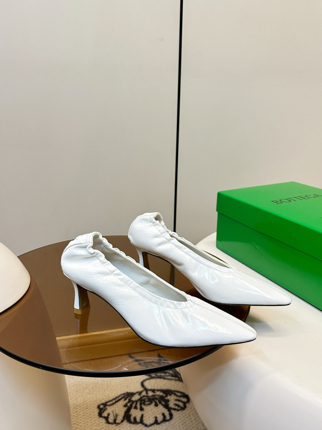 Bottega Veneta Bottega Veneta26新品BV尖头小猫跟 女巫鞋